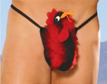 Red and Black Rooster Thong